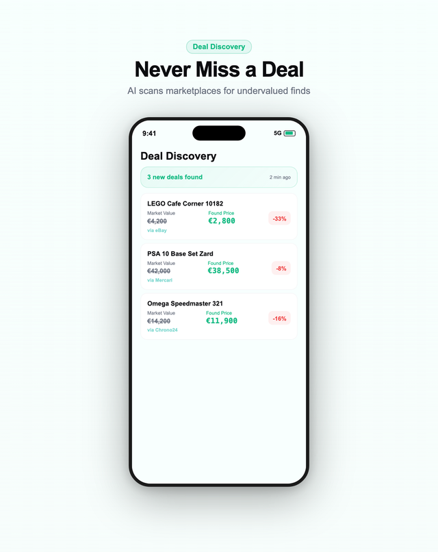 Deal Discovery view